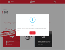 Tablet Screenshot of chat.cheriefm.fr